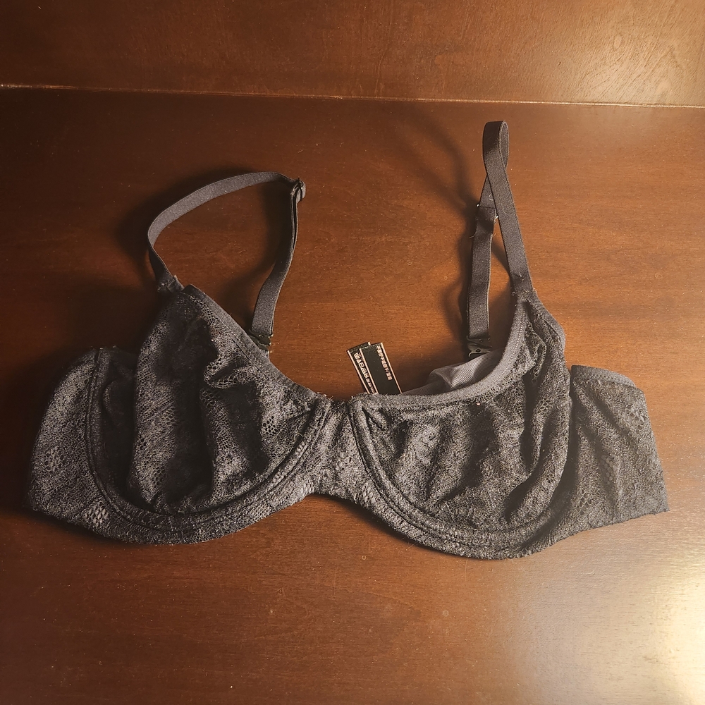 Victoria's Secret Charcoal Lace Bra